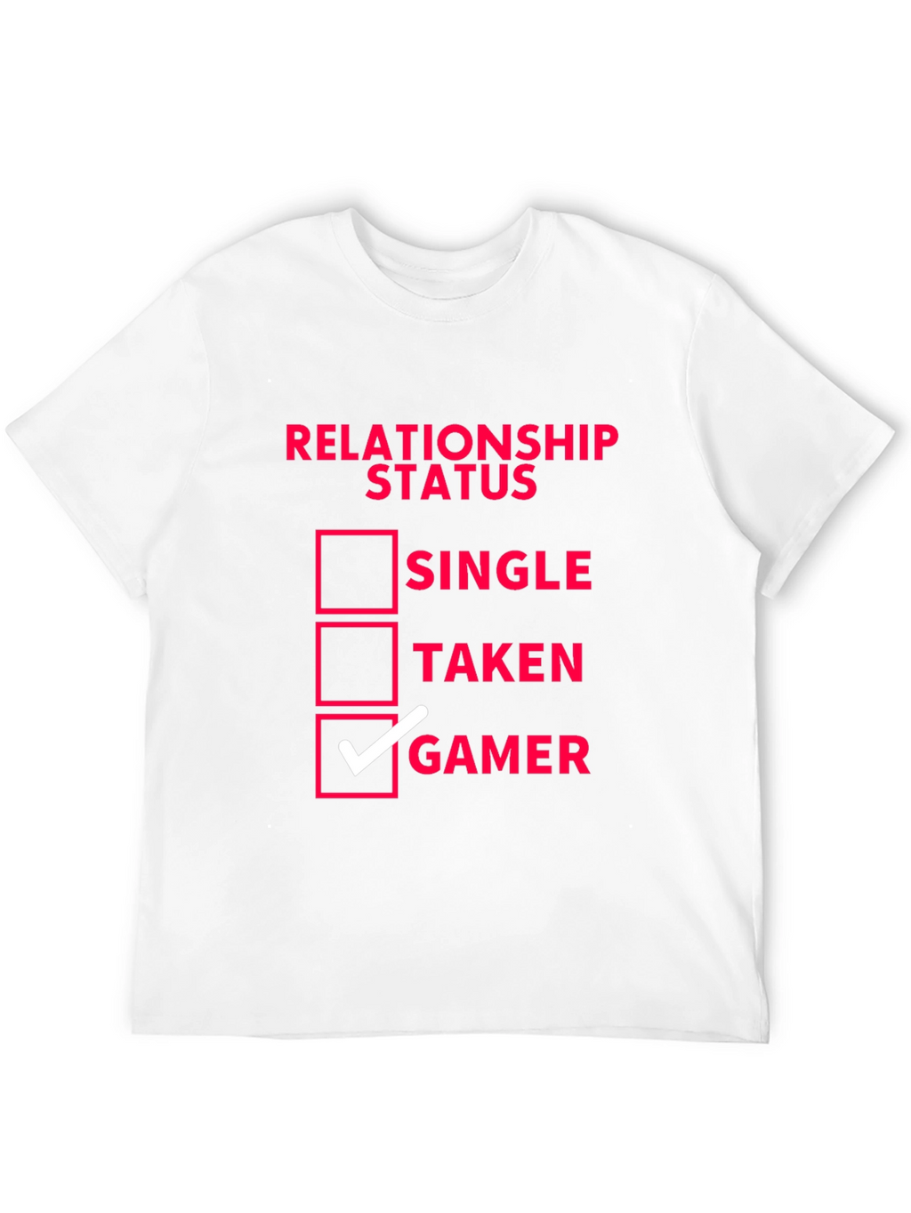 Relationship Status Gamer T-Shirt - Black