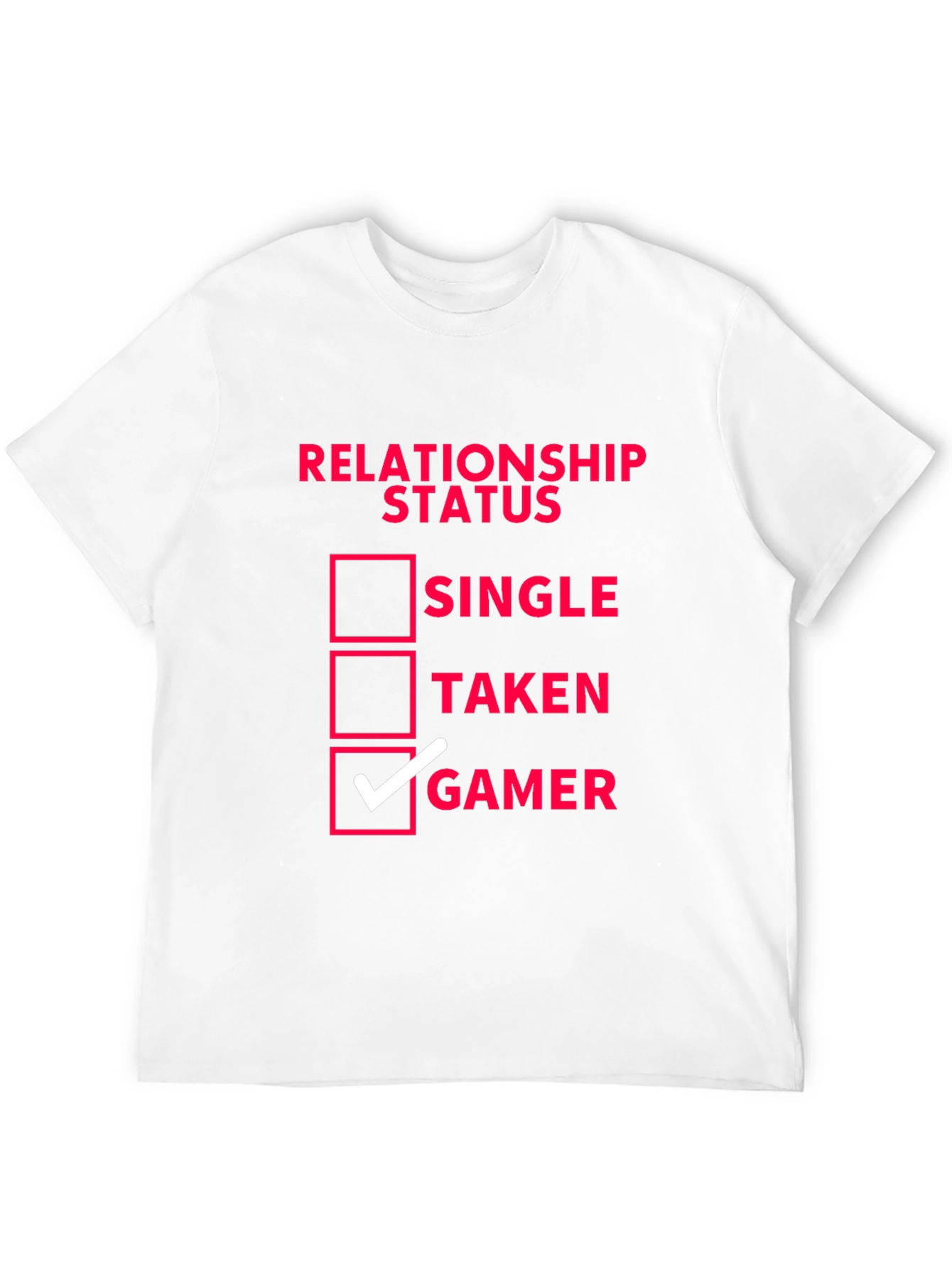 Relationship Status Gamer T-Shirt - Black
