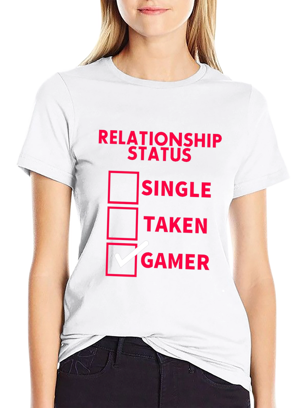 Relationship Status Gamer T-Shirt - Black