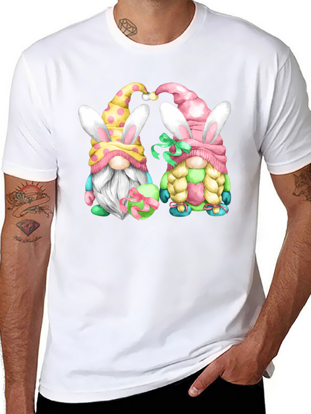 Easter Gnomes T-Shirt Cute Holiday Design