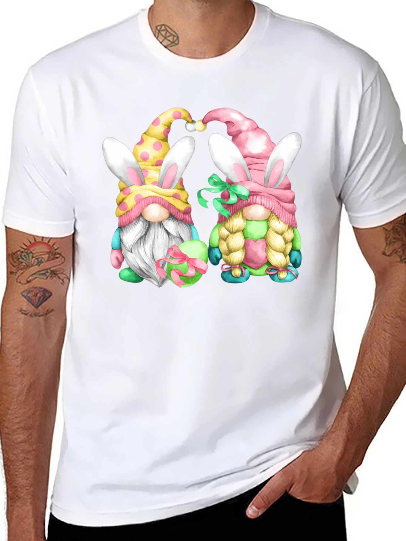 Easter Gnomes T-Shirt Cute Holiday Design