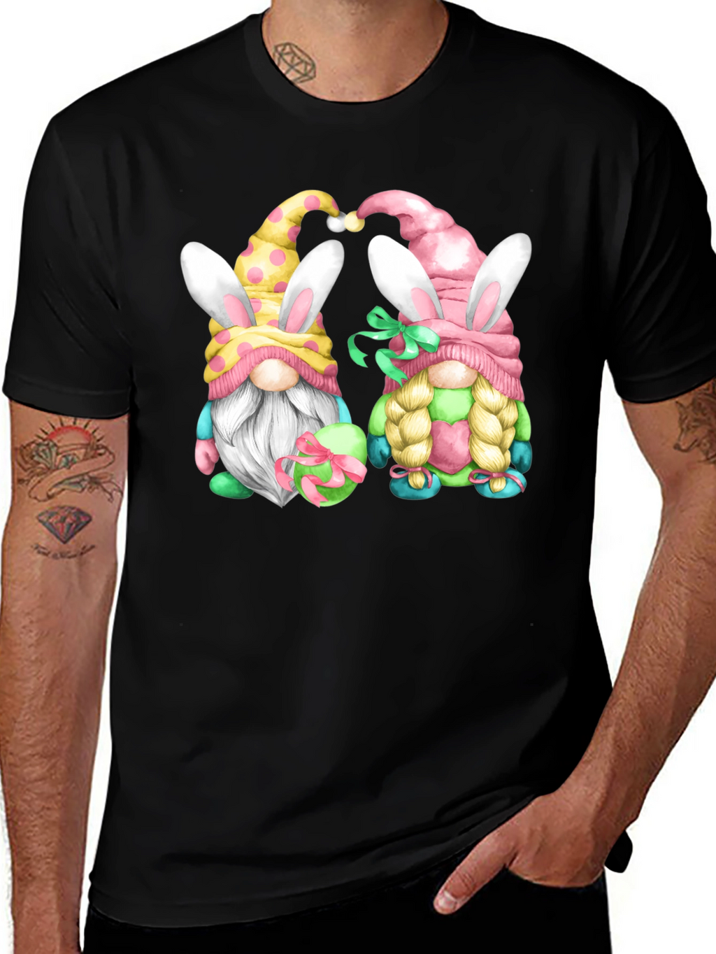 Easter Gnomes T-Shirt Cute Holiday Design