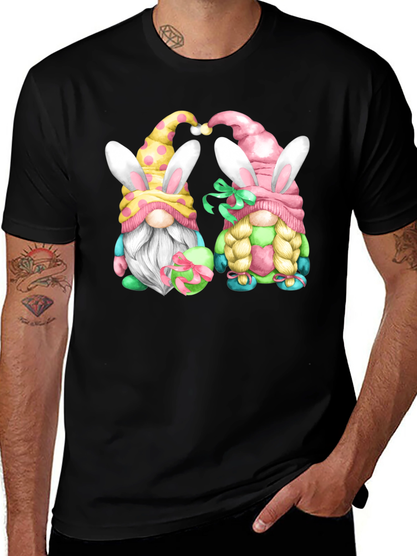 Easter Gnomes T-Shirt Cute Holiday Design