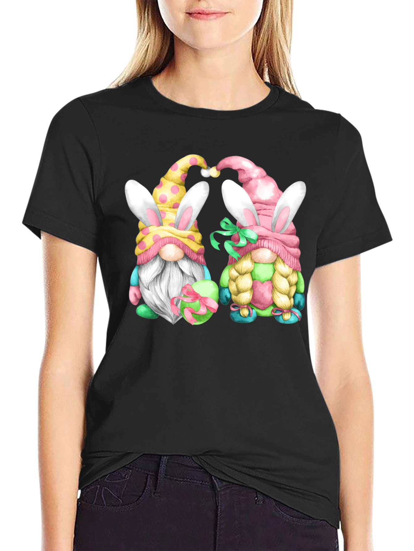 Easter Gnomes T-Shirt Cute Holiday Design