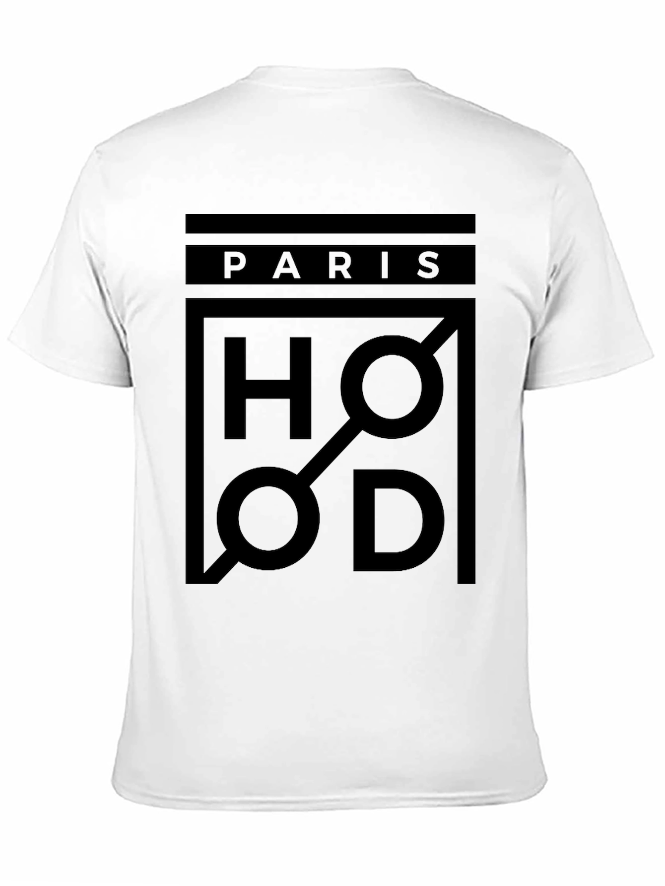 Paris Hood T-Shirt - Modern Graphic Tee