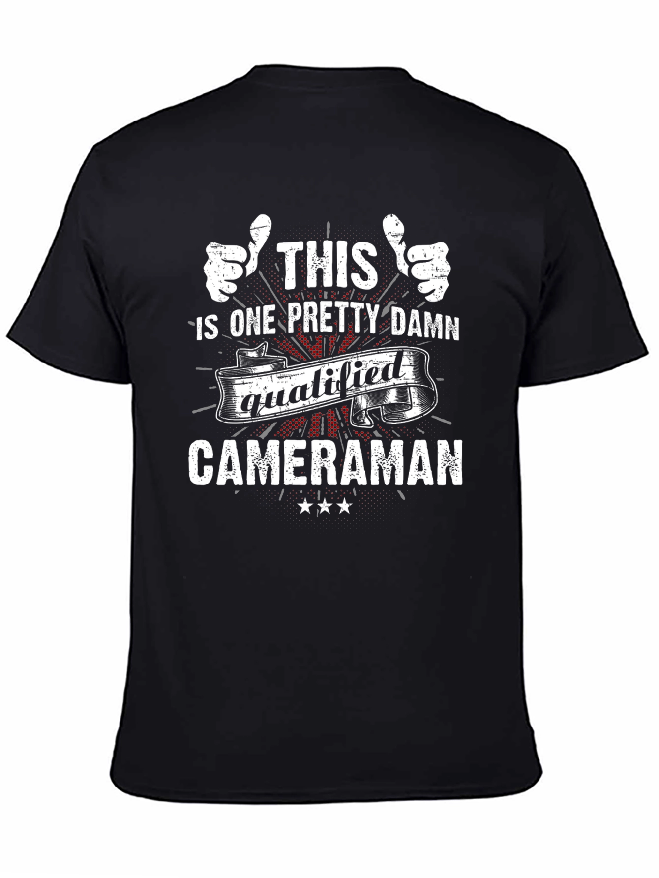 Qualified Cameraman Graphic T-Shirt