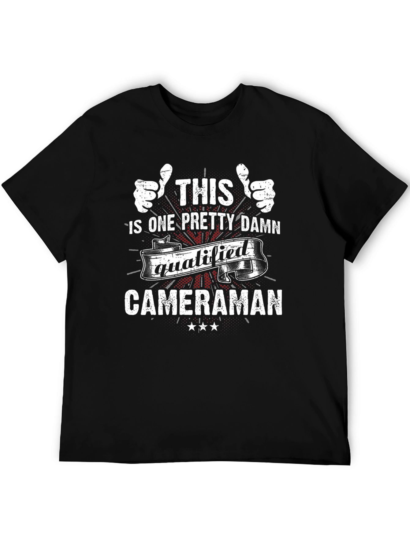 Qualified Cameraman Graphic T-Shirt