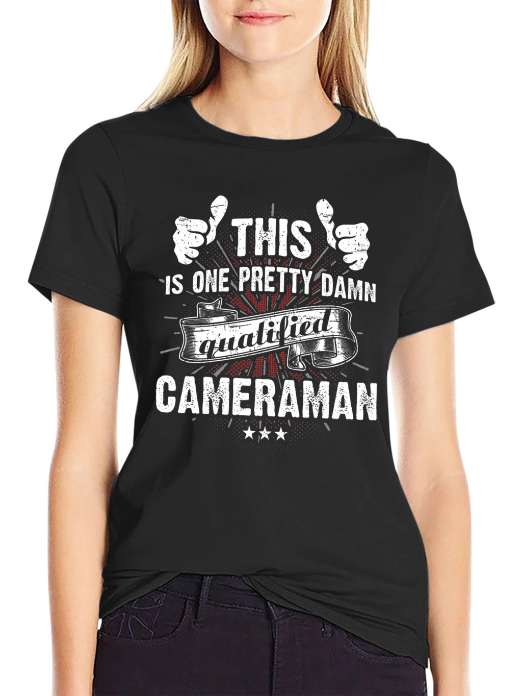 Qualified Cameraman Graphic T-Shirt
