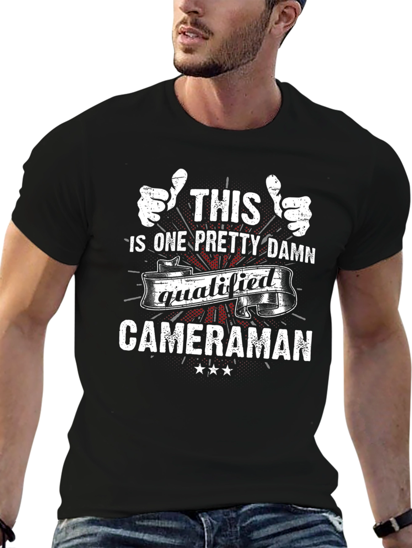 Qualified Cameraman Graphic T-Shirt