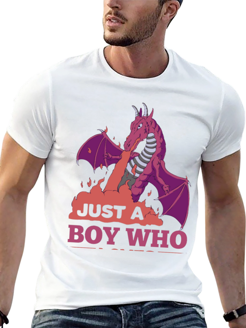 Dragon Boy T-Shirt: Just A Boy Who Loves Dragons