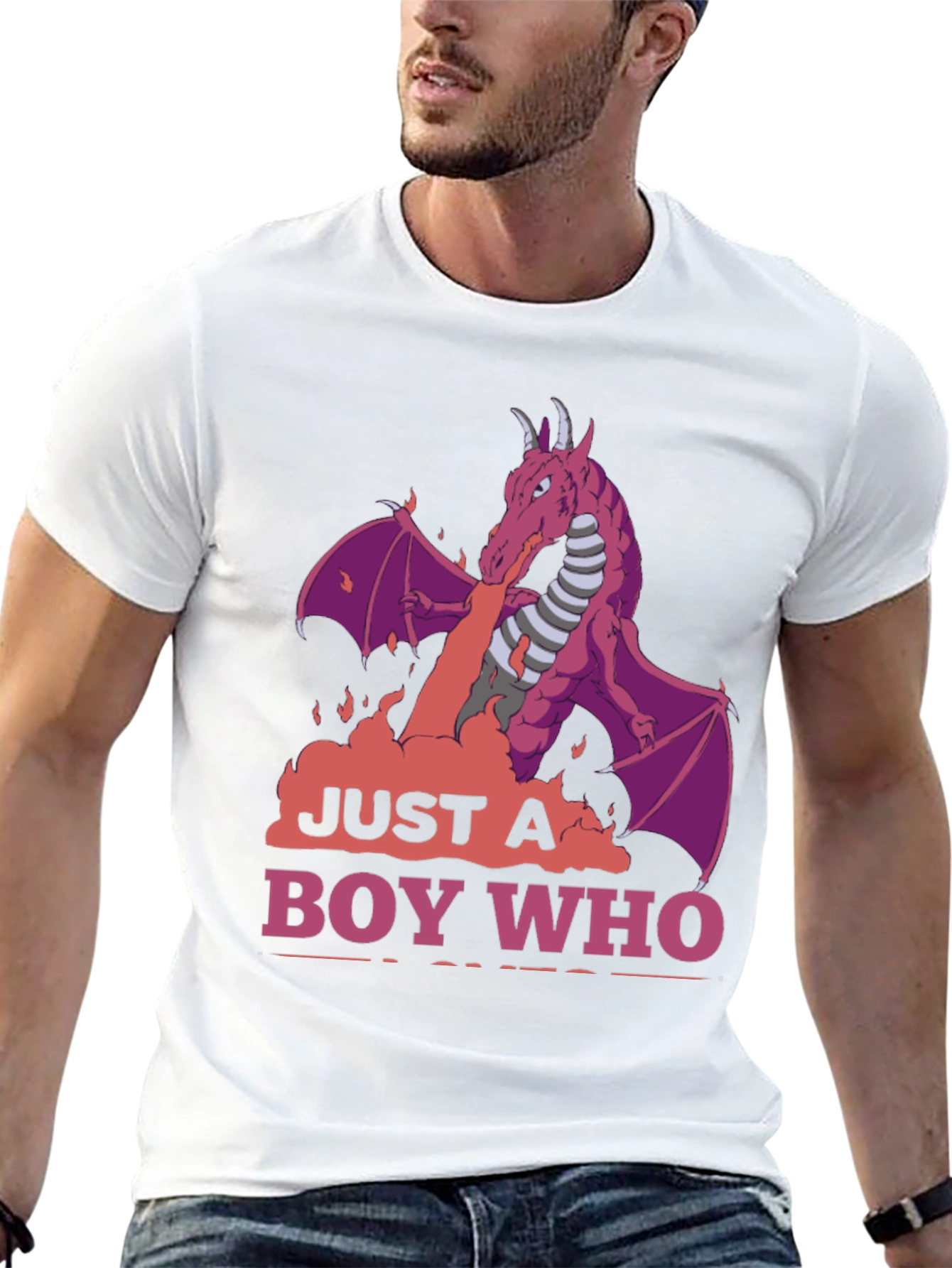 Dragon Boy T-Shirt: Just A Boy Who Loves Dragons