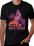 Dragon Boy T-Shirt: Just A Boy Who Loves Dragons