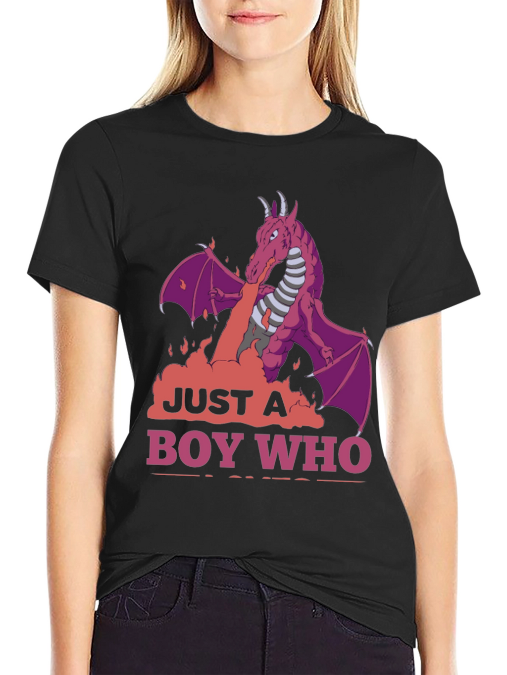 Dragon Boy T-Shirt: Just A Boy Who Loves Dragons