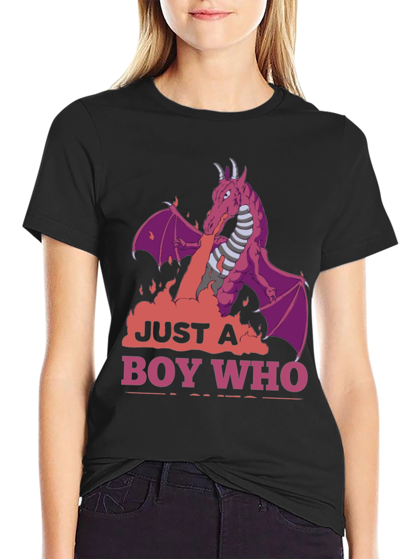 Dragon Boy T-Shirt: Just A Boy Who Loves Dragons