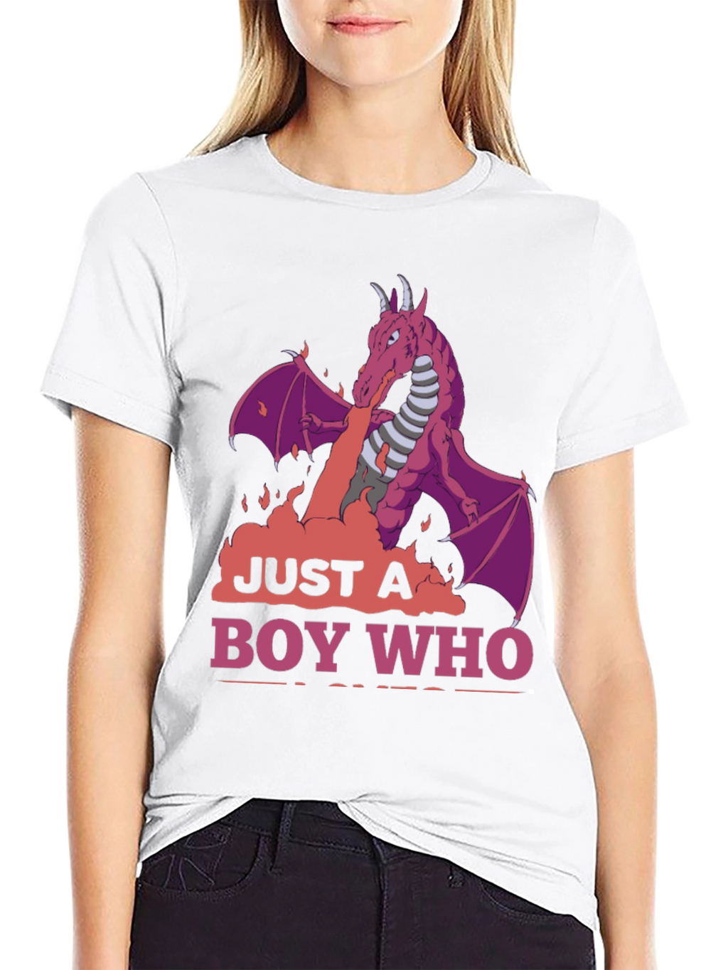 Dragon Boy T-Shirt: Just A Boy Who Loves Dragons
