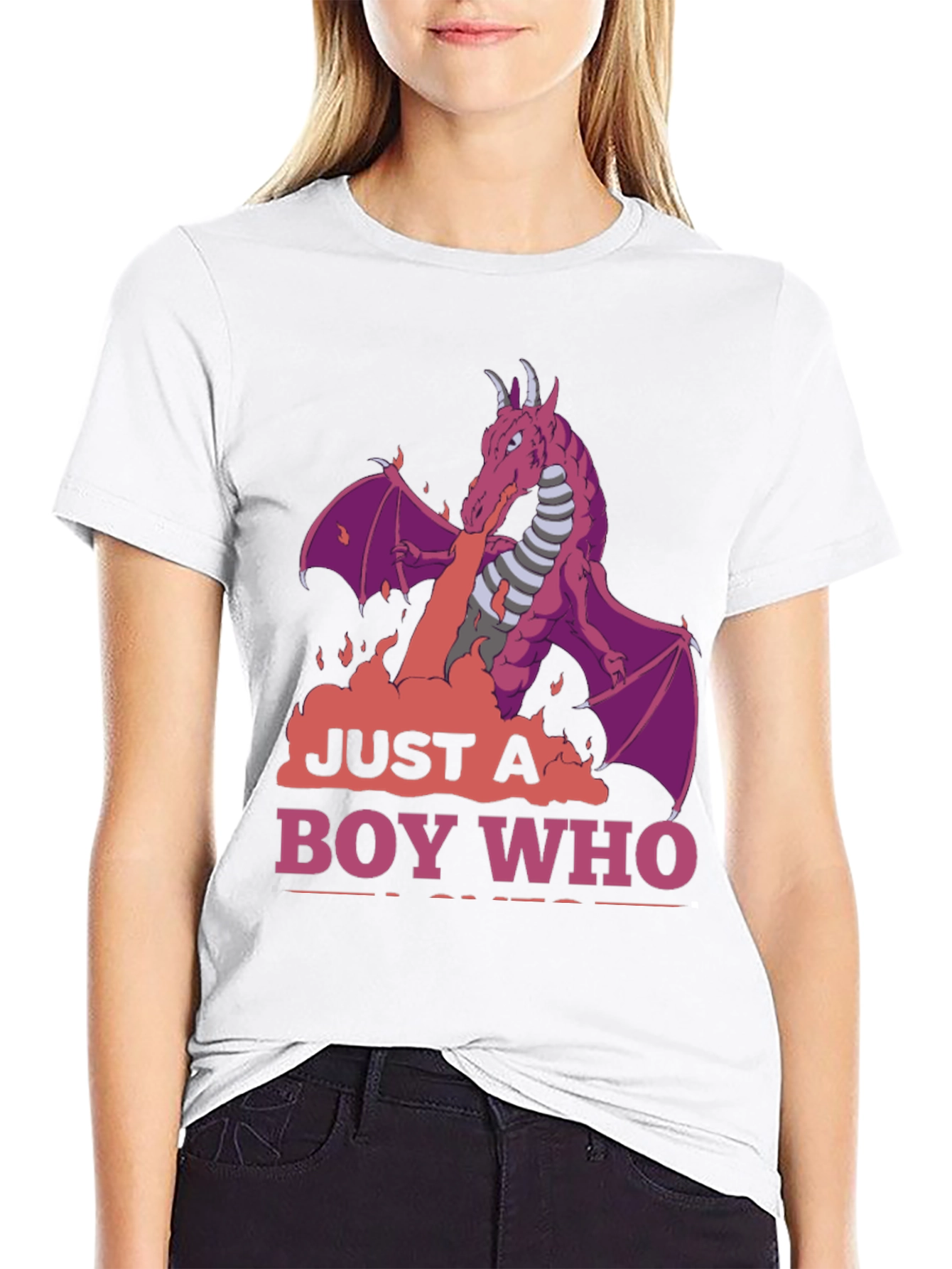 Dragon Boy T-Shirt: Just A Boy Who Loves Dragons