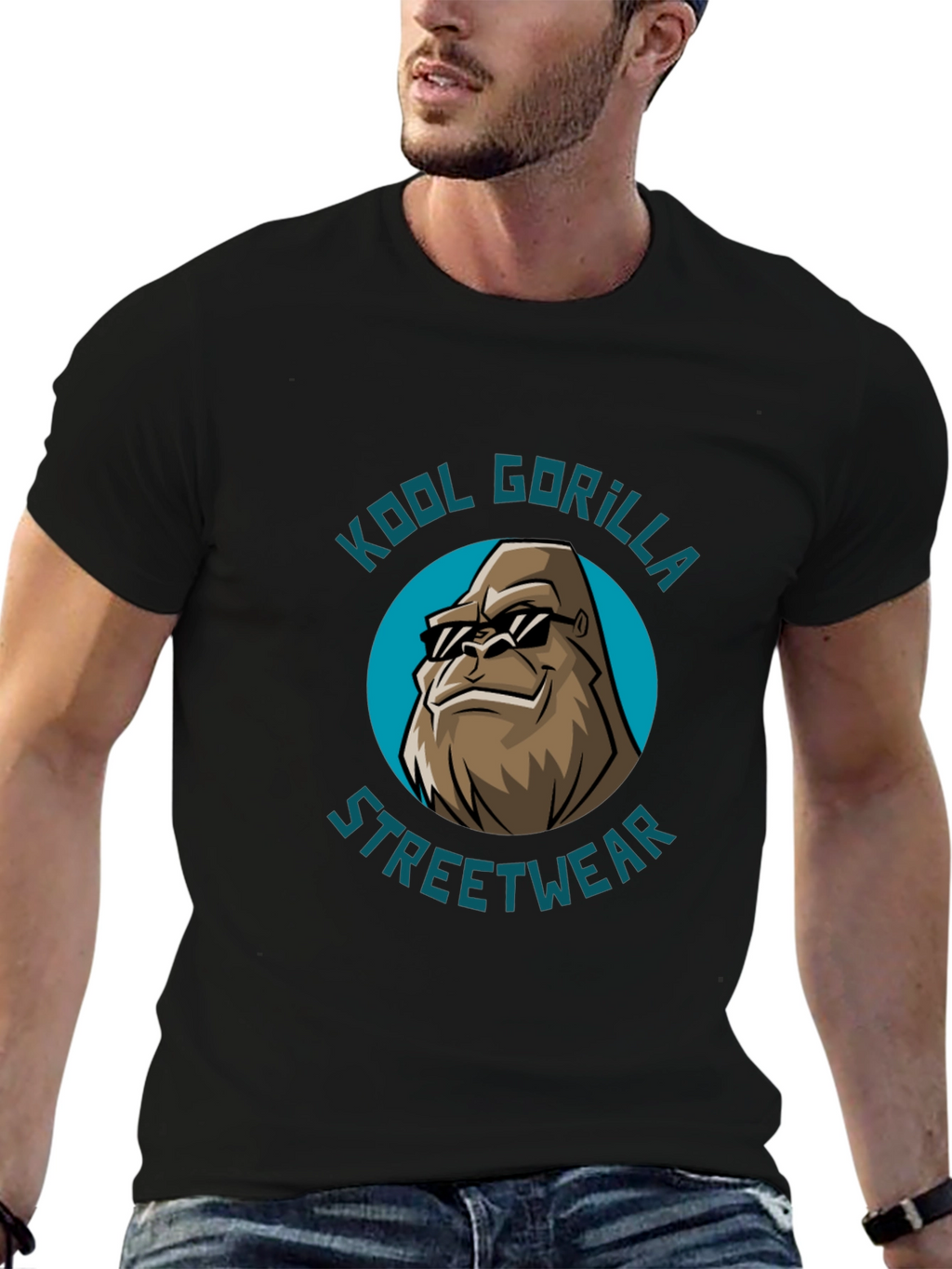 Cool Gorilla Streetwear Graphic T-Shirt