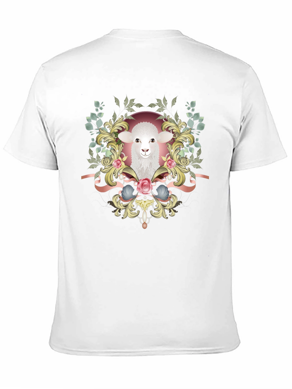 Lamb Floral Graphic Tee - Stylish Unisex Shirt