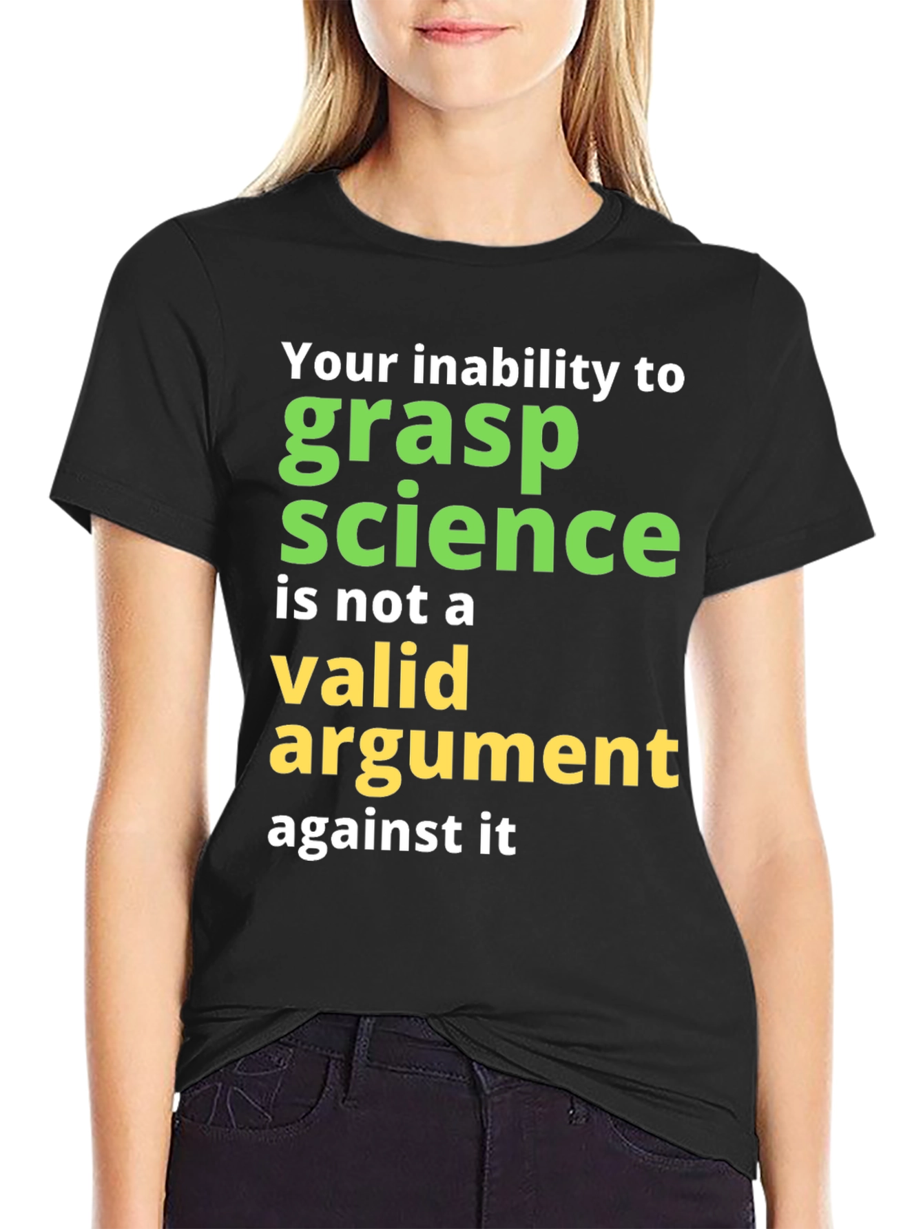 Science Humor T-Shirt: Grasp Science