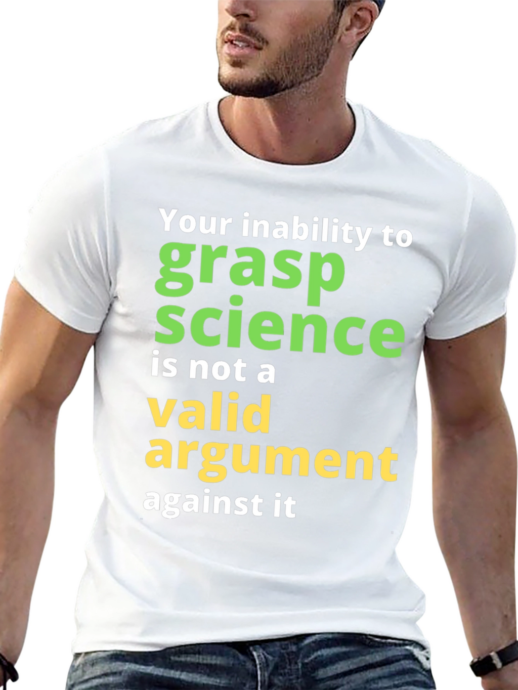Science Humor T-Shirt: Grasp Science