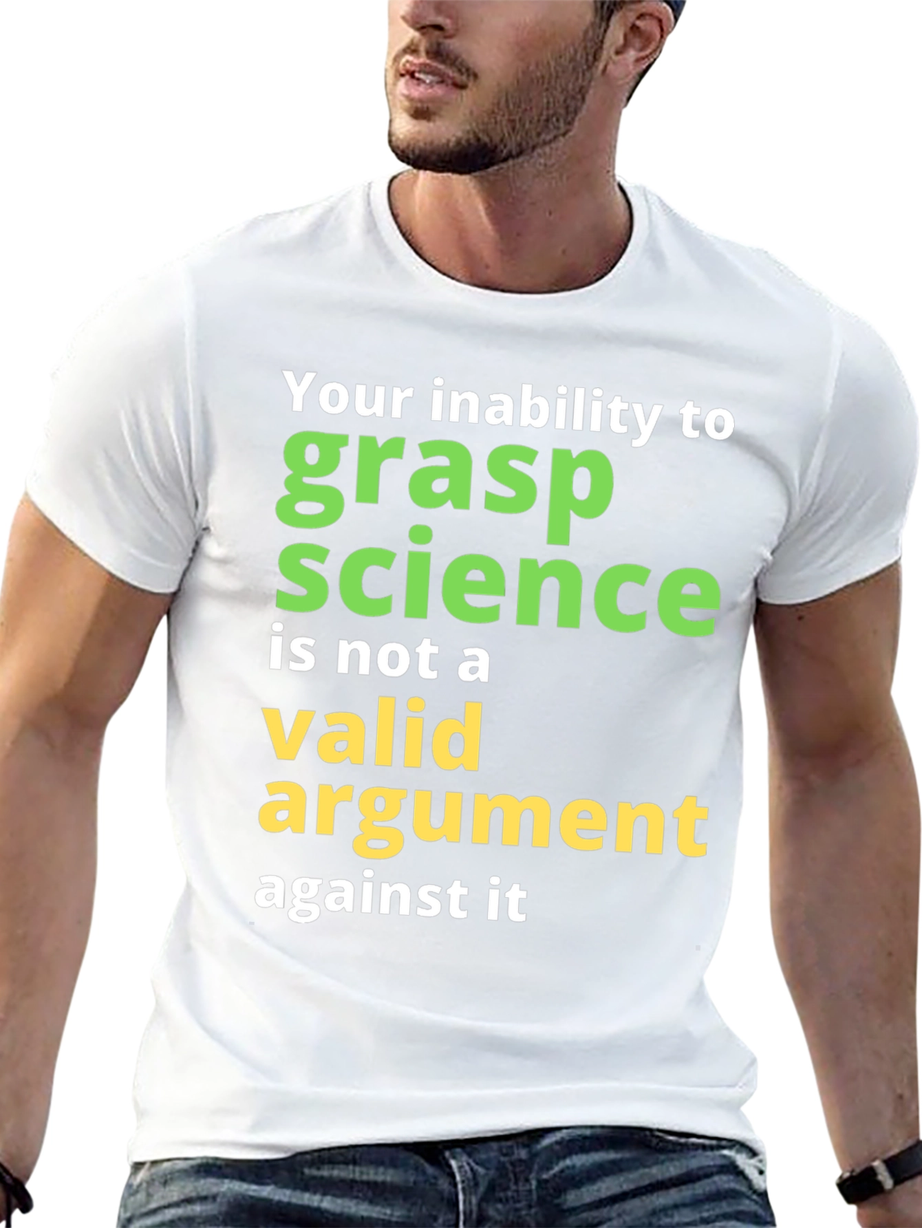 Science Humor T-Shirt: Grasp Science