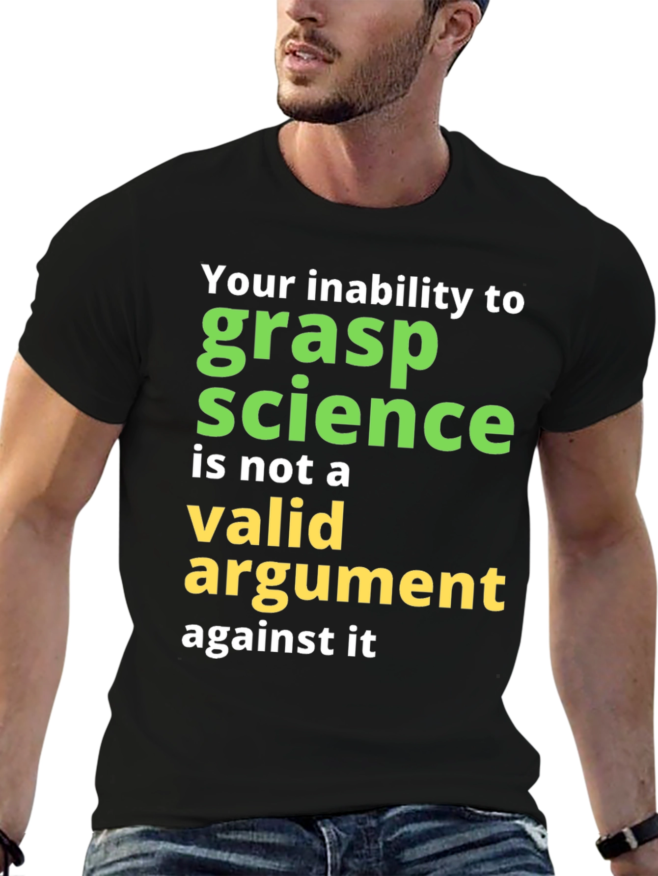Science Humor T-Shirt: Grasp Science