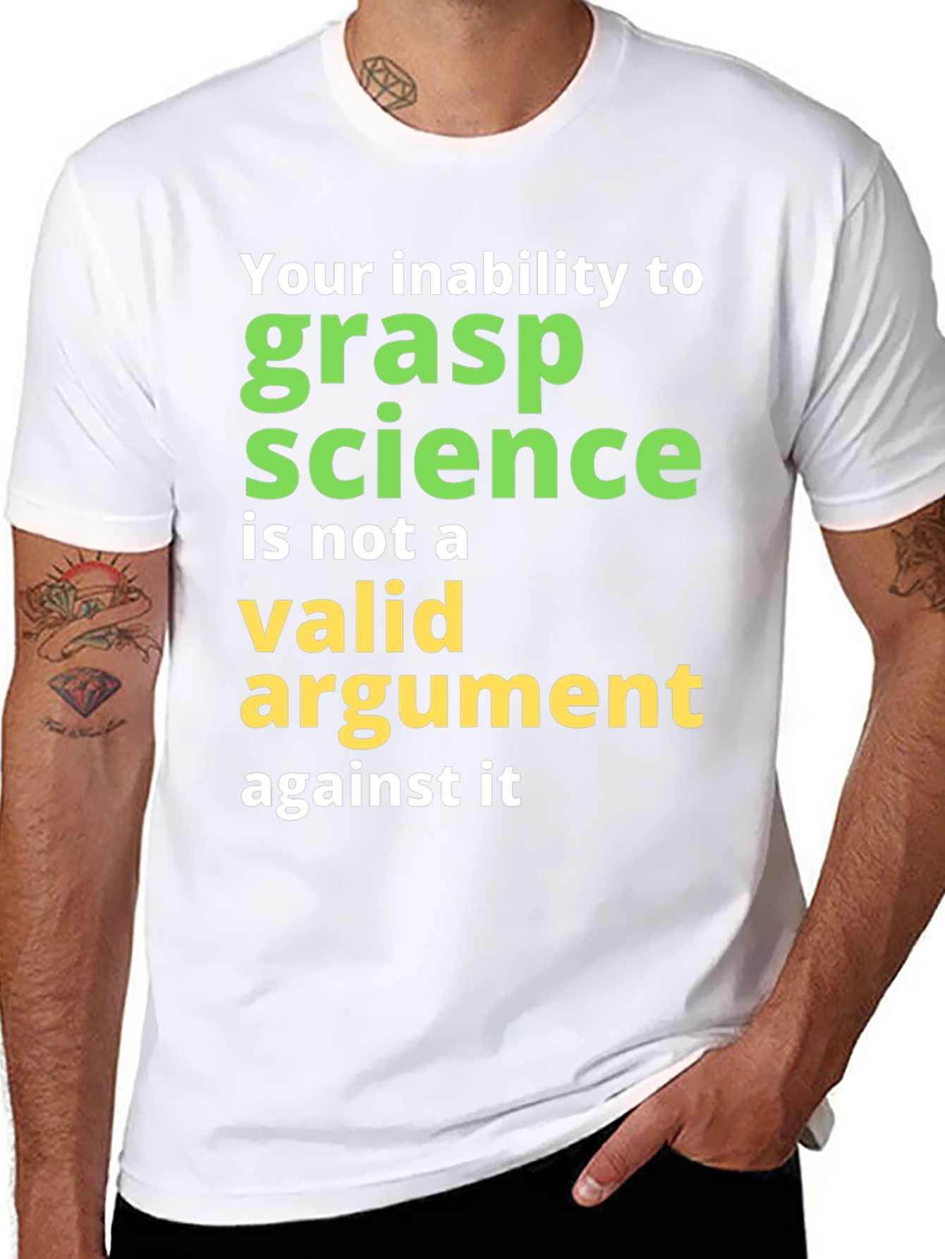 Science Humor T-Shirt: Grasp Science