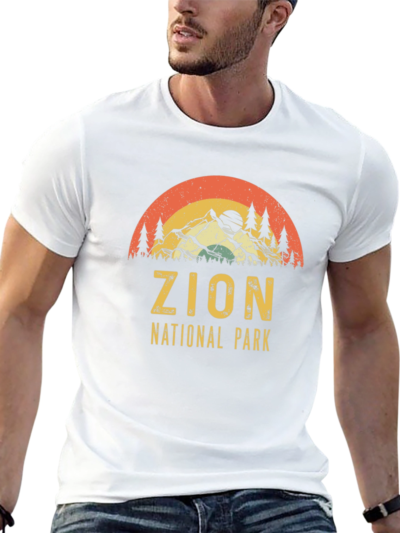 Zion National Park Retro Graphic Tee