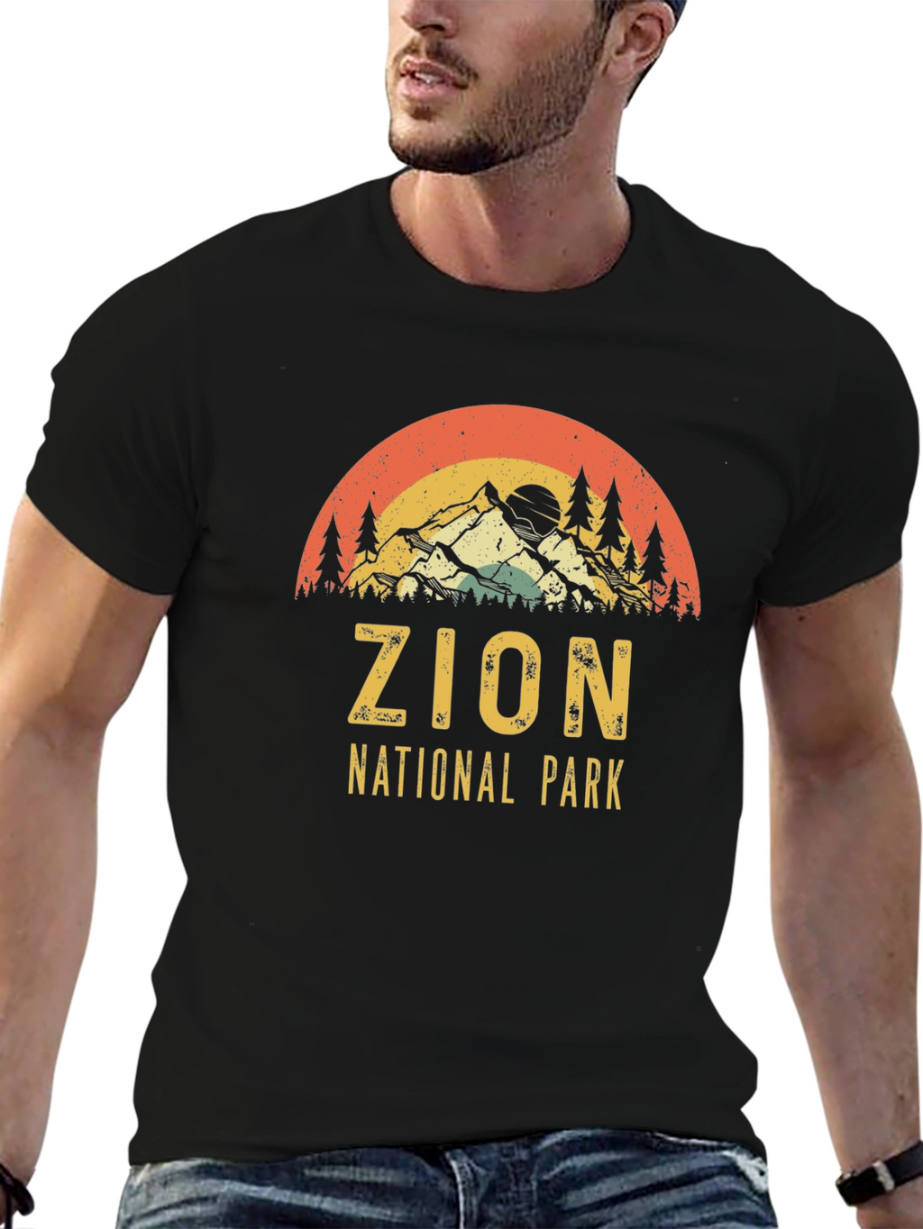 Zion National Park Retro Graphic Tee