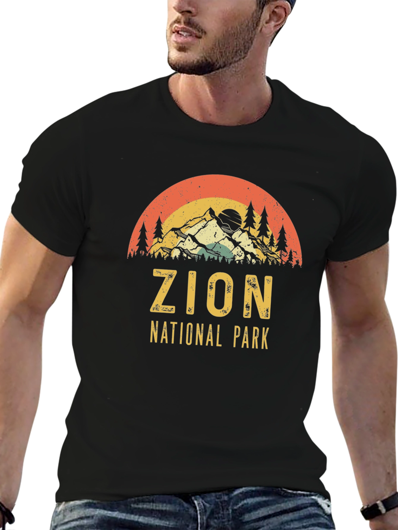 Zion National Park Retro Graphic Tee