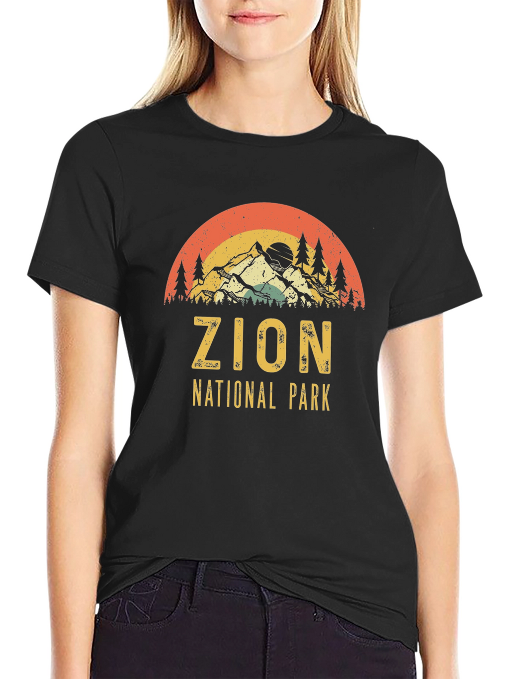 Zion National Park Retro Graphic Tee