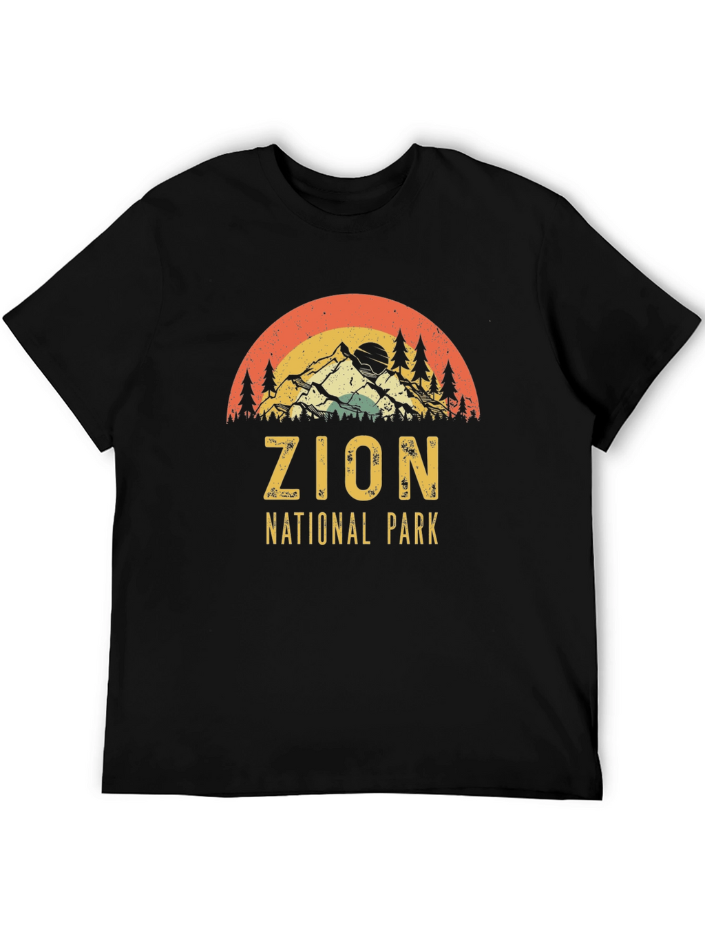 Zion National Park Retro Graphic Tee
