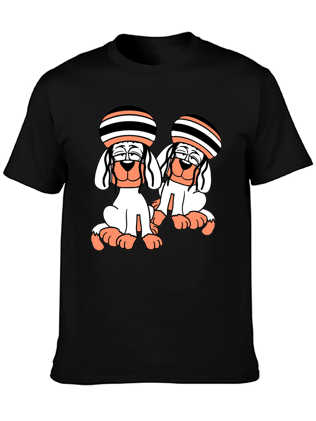 Dog Cartoon Graphic T-Shirt
