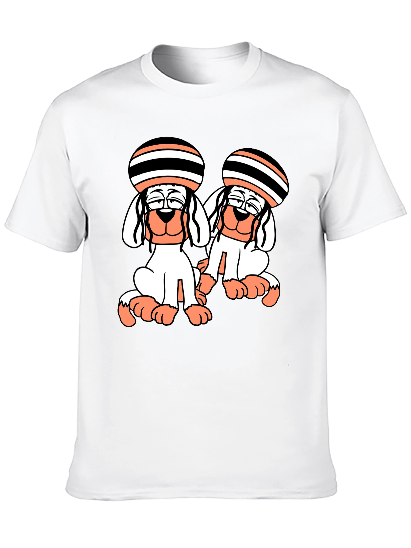 Dog Cartoon Graphic T-Shirt