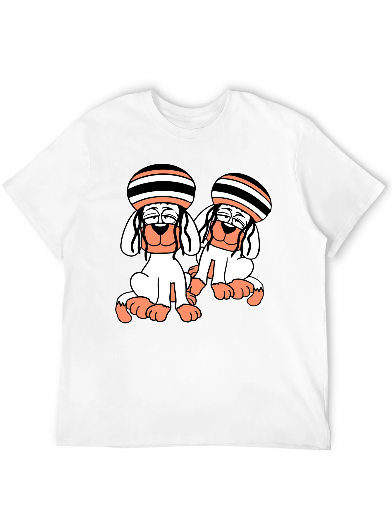 Dog Cartoon Graphic T-Shirt