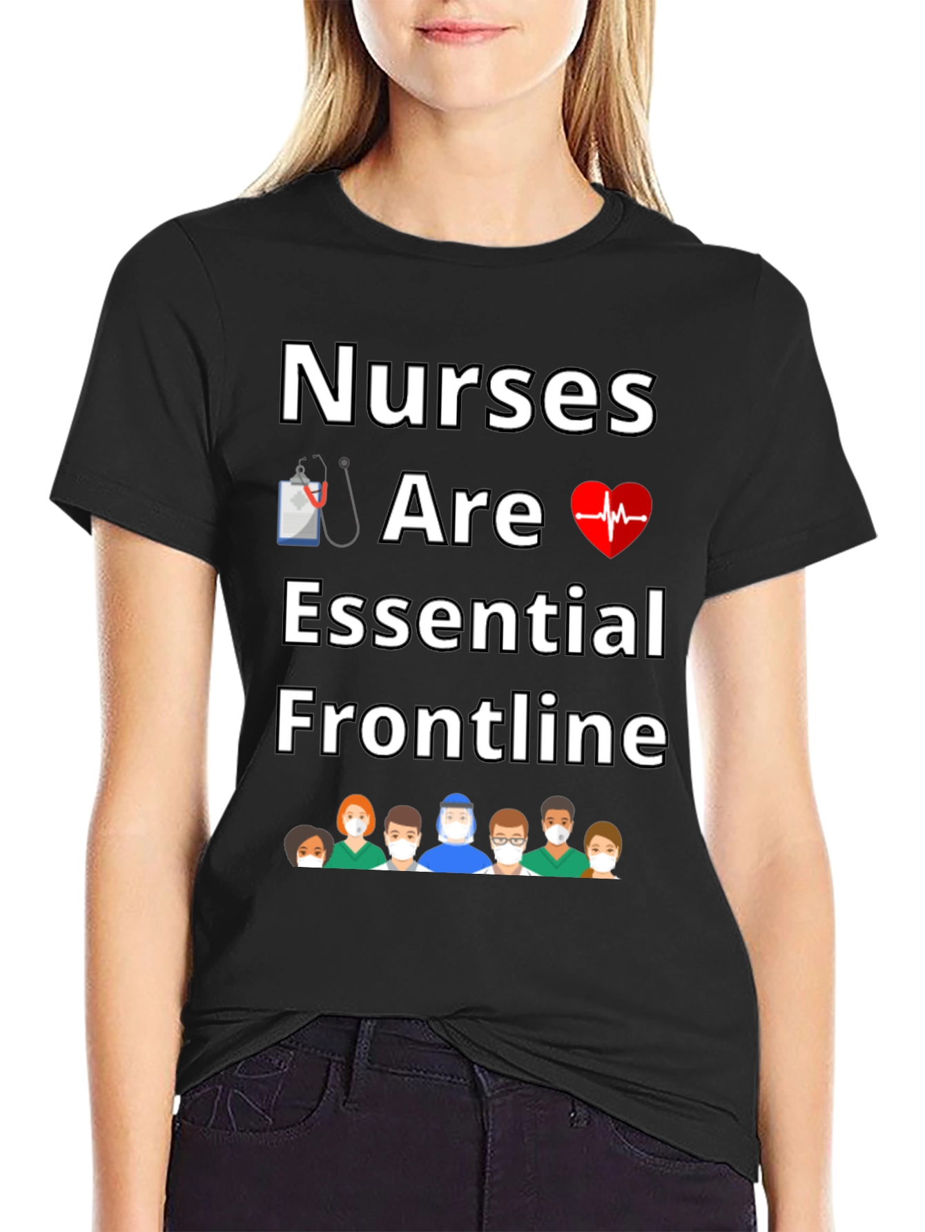 Nurses Are Essential Frontline T-Shirt
