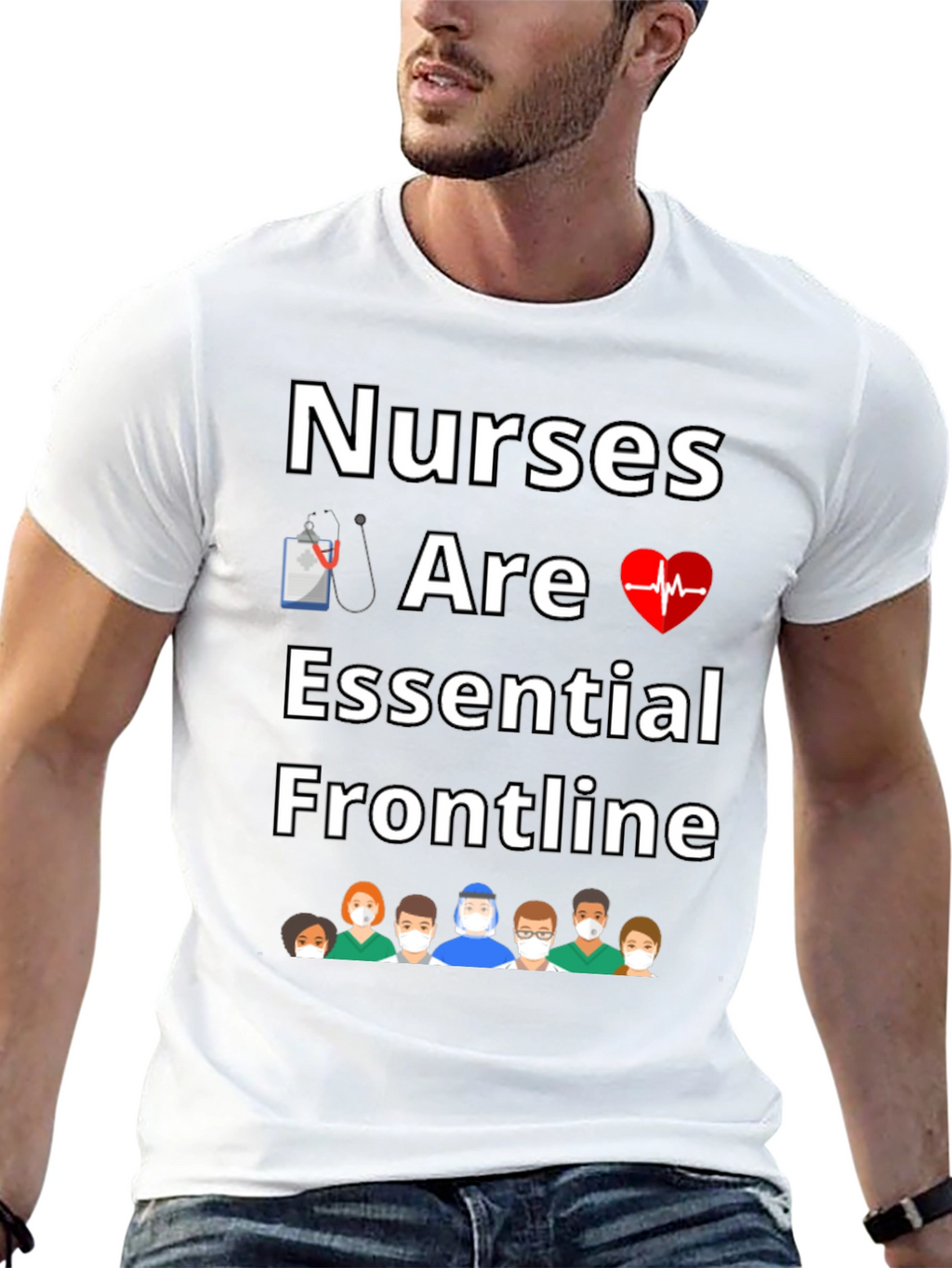 Nurses Are Essential Frontline T-Shirt