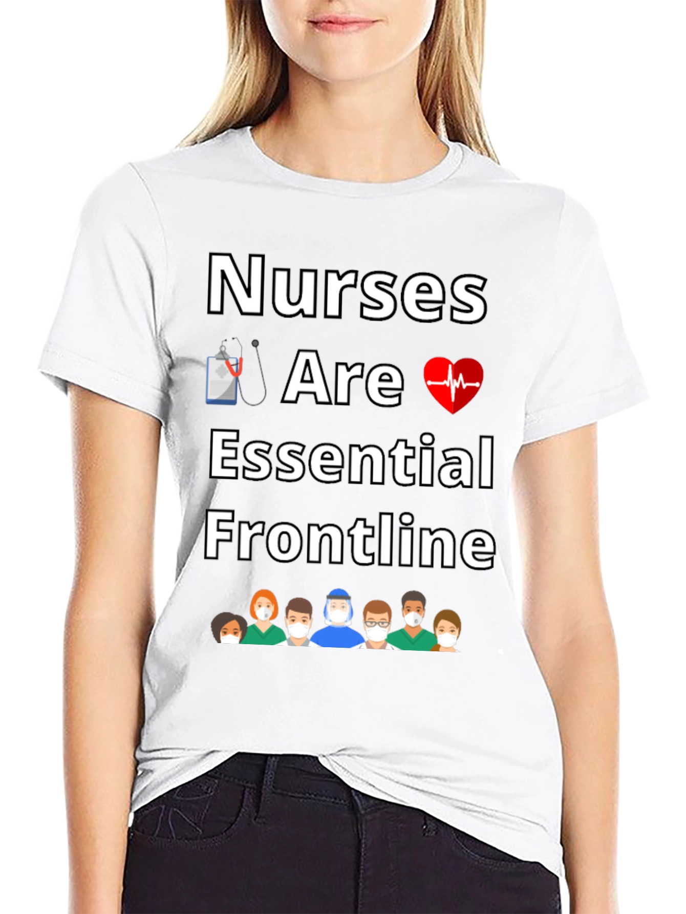 Nurses Are Essential Frontline T-Shirt