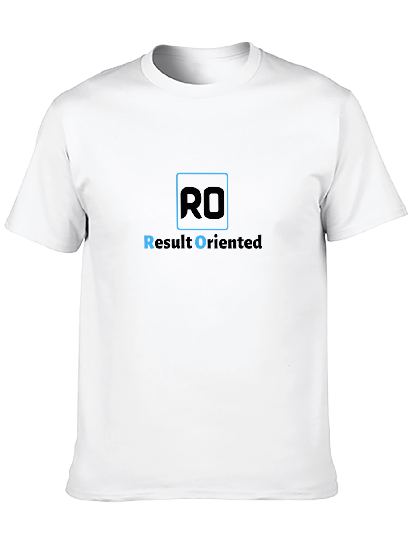 Result Oriented Black T-Shirt