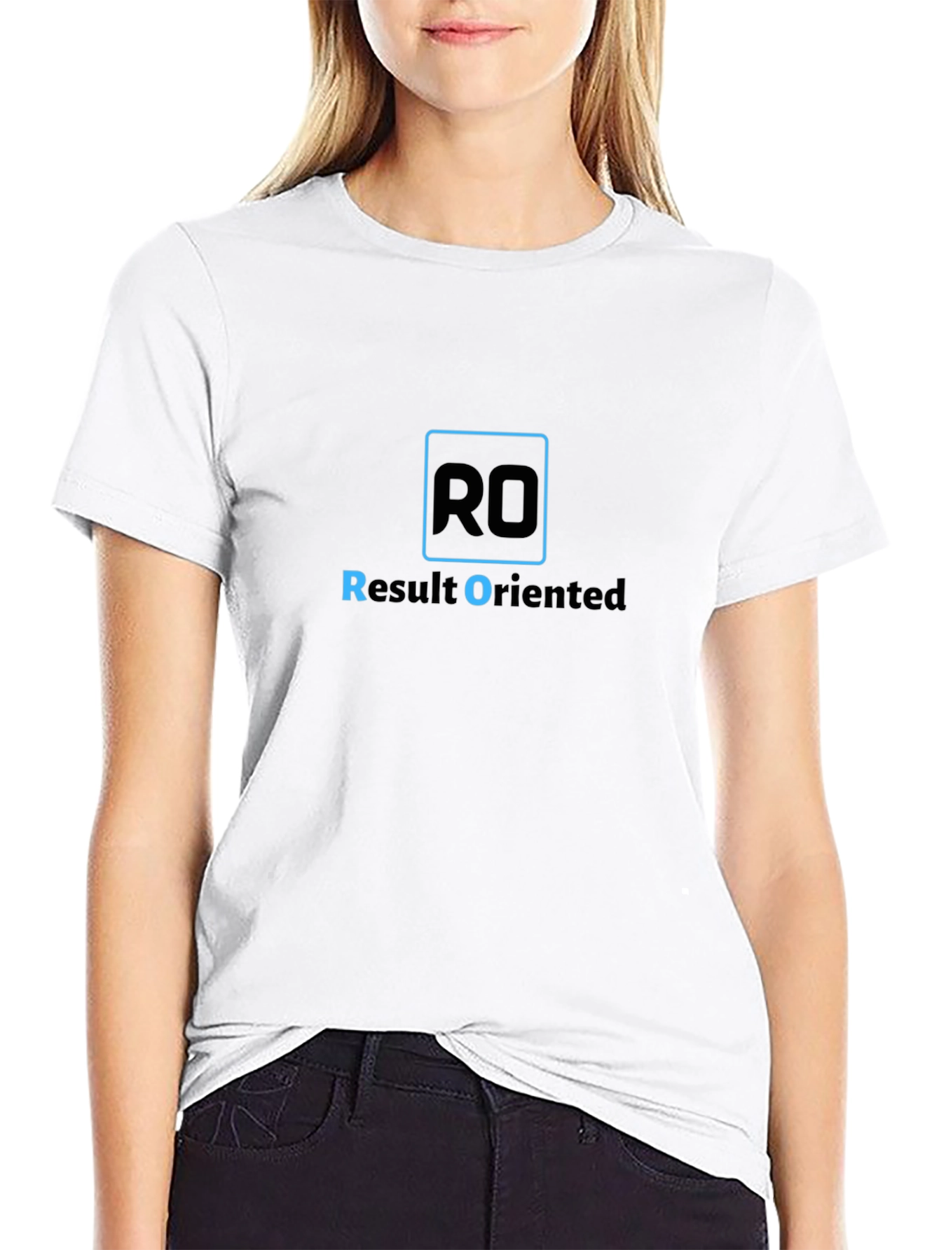 Result Oriented Black T-Shirt