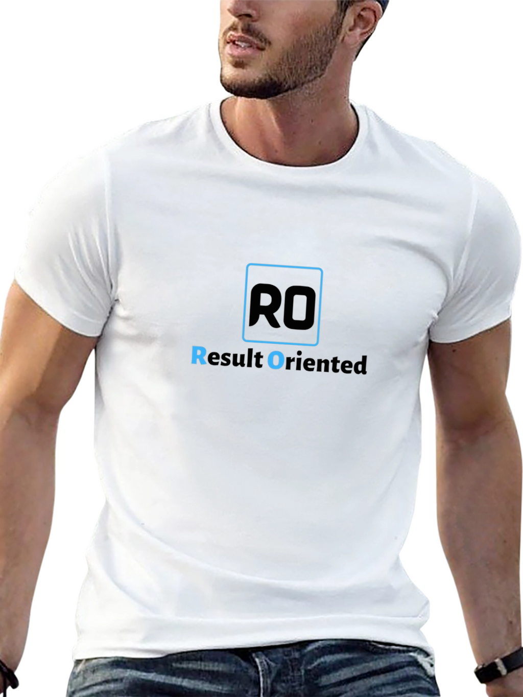 Result Oriented Black T-Shirt