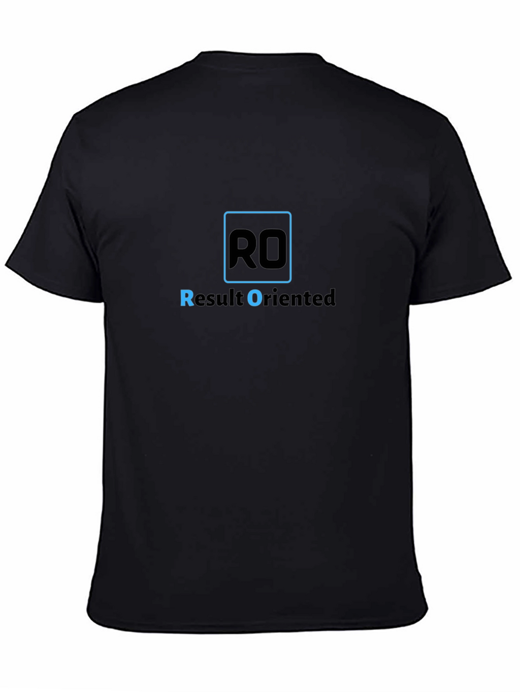 Result Oriented Black T-Shirt