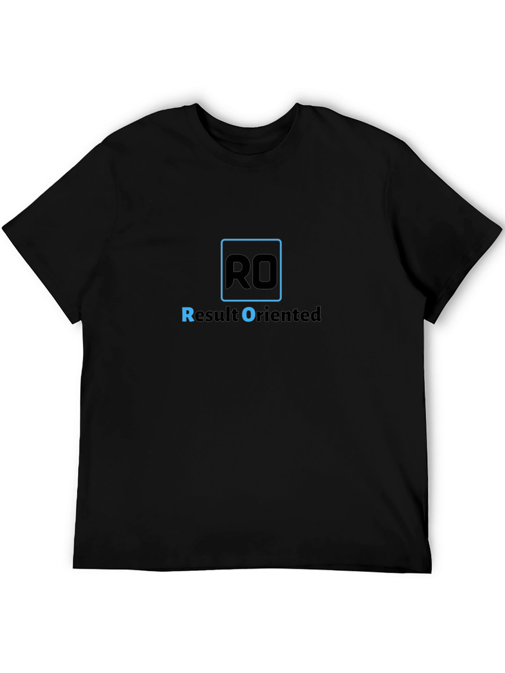 Result Oriented Black T-Shirt