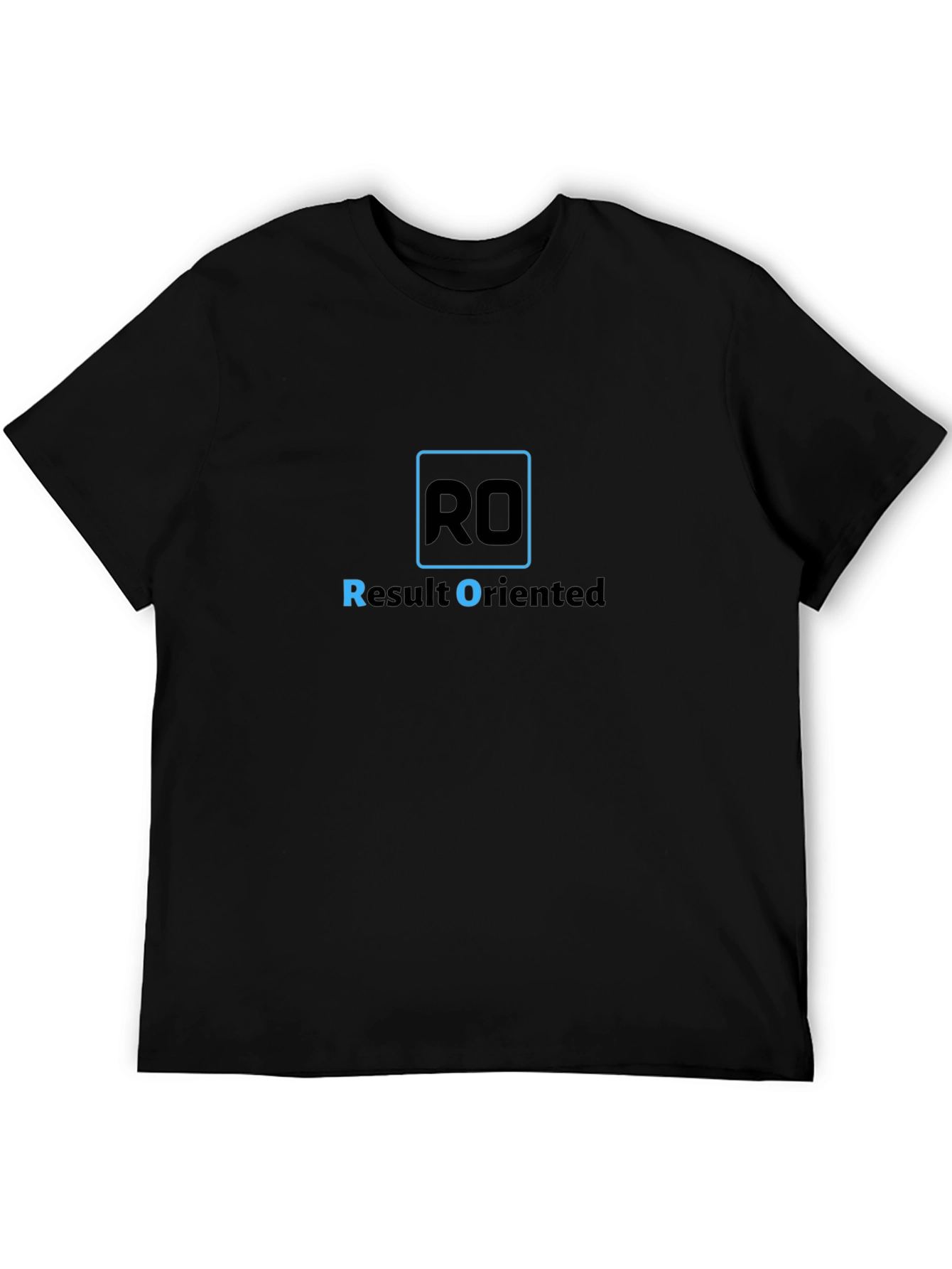 Result Oriented Black T-Shirt