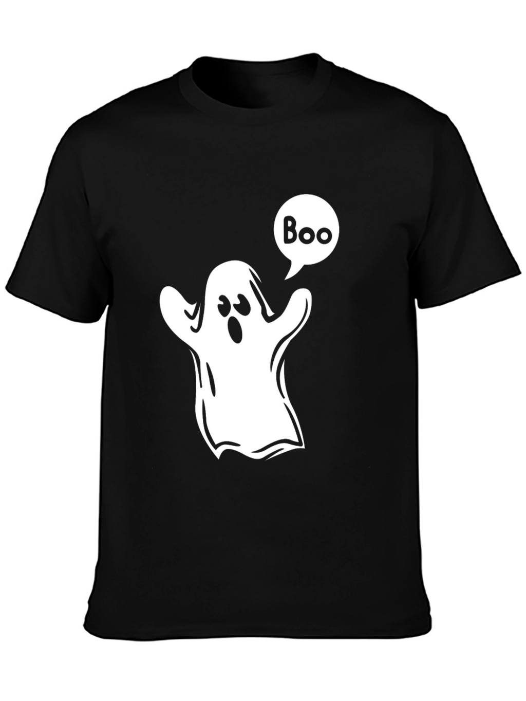 Boo Ghost Graphic Tee - Halloween T-Shirt