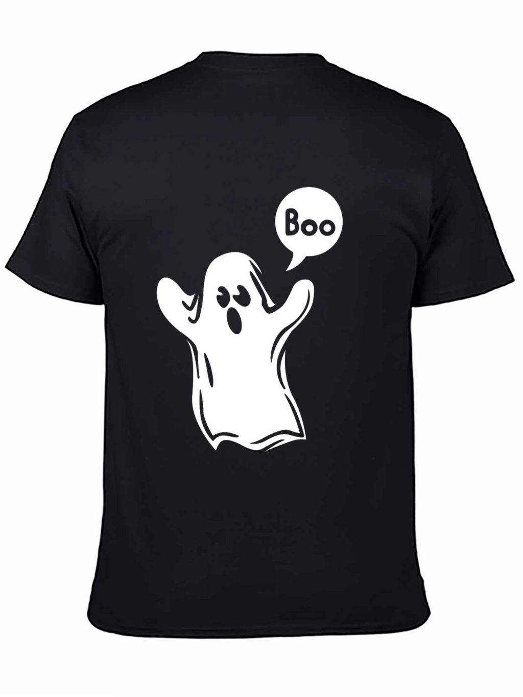 Boo Ghost Graphic Tee - Halloween T-Shirt