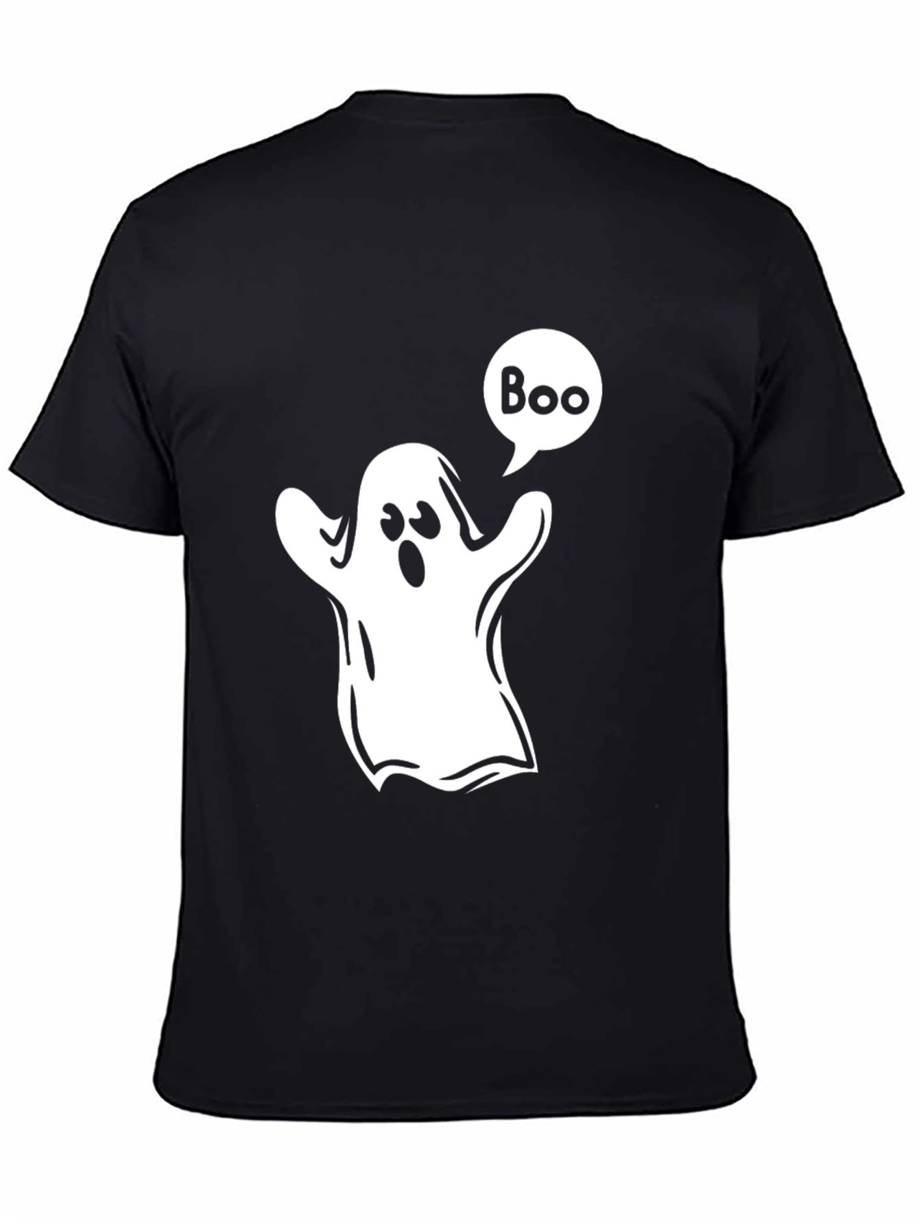 Boo Ghost Graphic Tee - Halloween T-Shirt