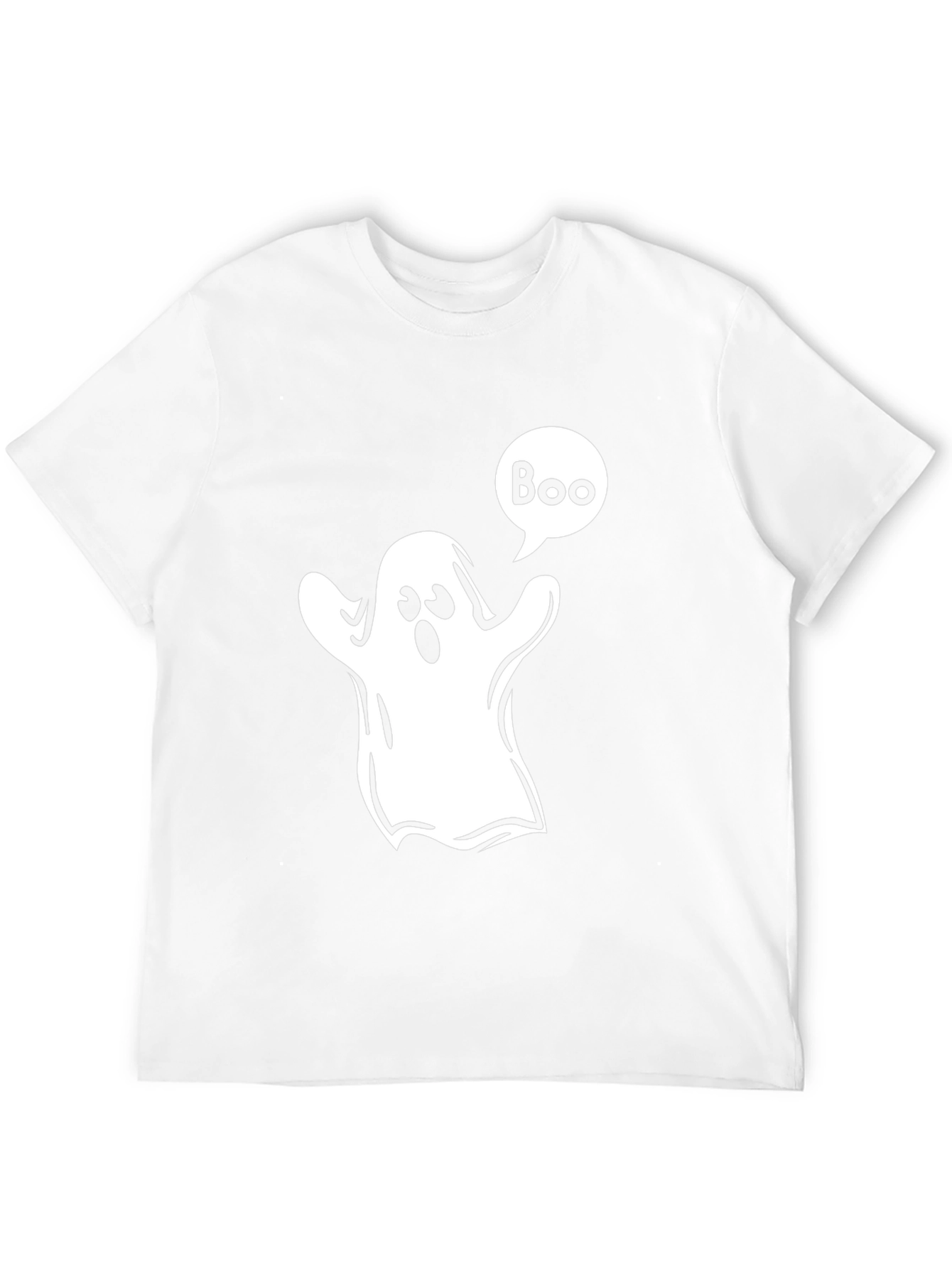 Boo Ghost Graphic Tee - Halloween T-Shirt