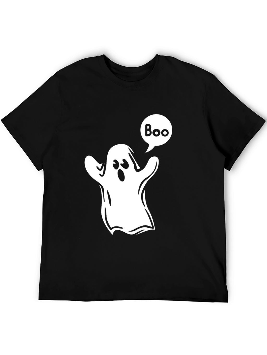 Boo Ghost Graphic Tee - Halloween T-Shirt
