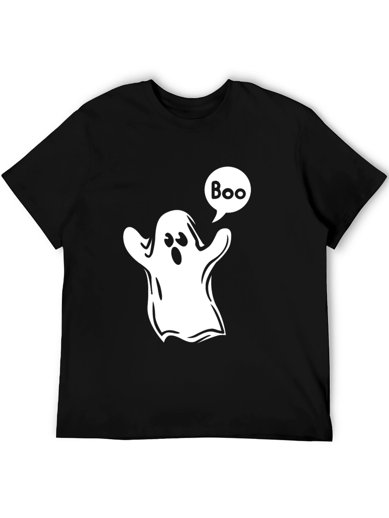 Boo Ghost Graphic Tee - Halloween T-Shirt